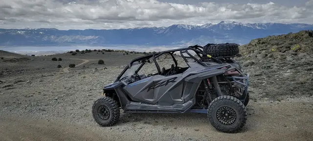 UTV side-by-side on Nevada trail terrain at High Rollin Customs